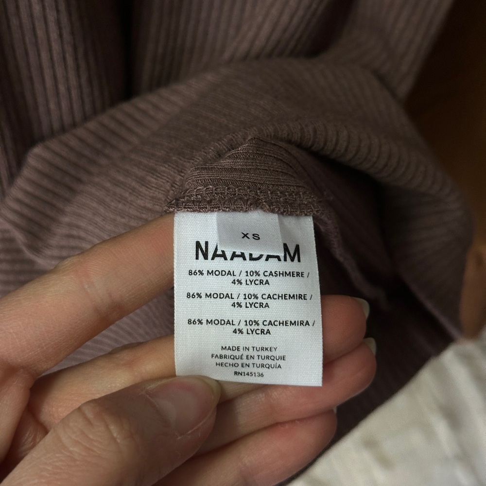 Naadam Ribbed Lightweight Tank Top - Picture 4 of 5